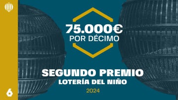 El segundo premio de la Lotería del Niño reparte 75.000 euros íntegros por cada décimo premiado