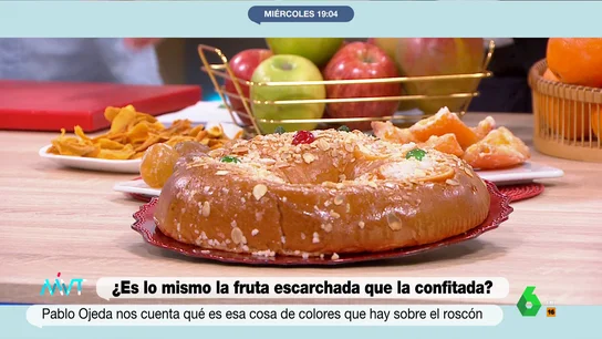 MVT ¿Es lo mismo la fruta escarchada que la confitada? Pablo Ojeda responde tajante MVT ¿Es lo mismo la fruta escarchada que la confitada? Pablo Ojeda responde tajante