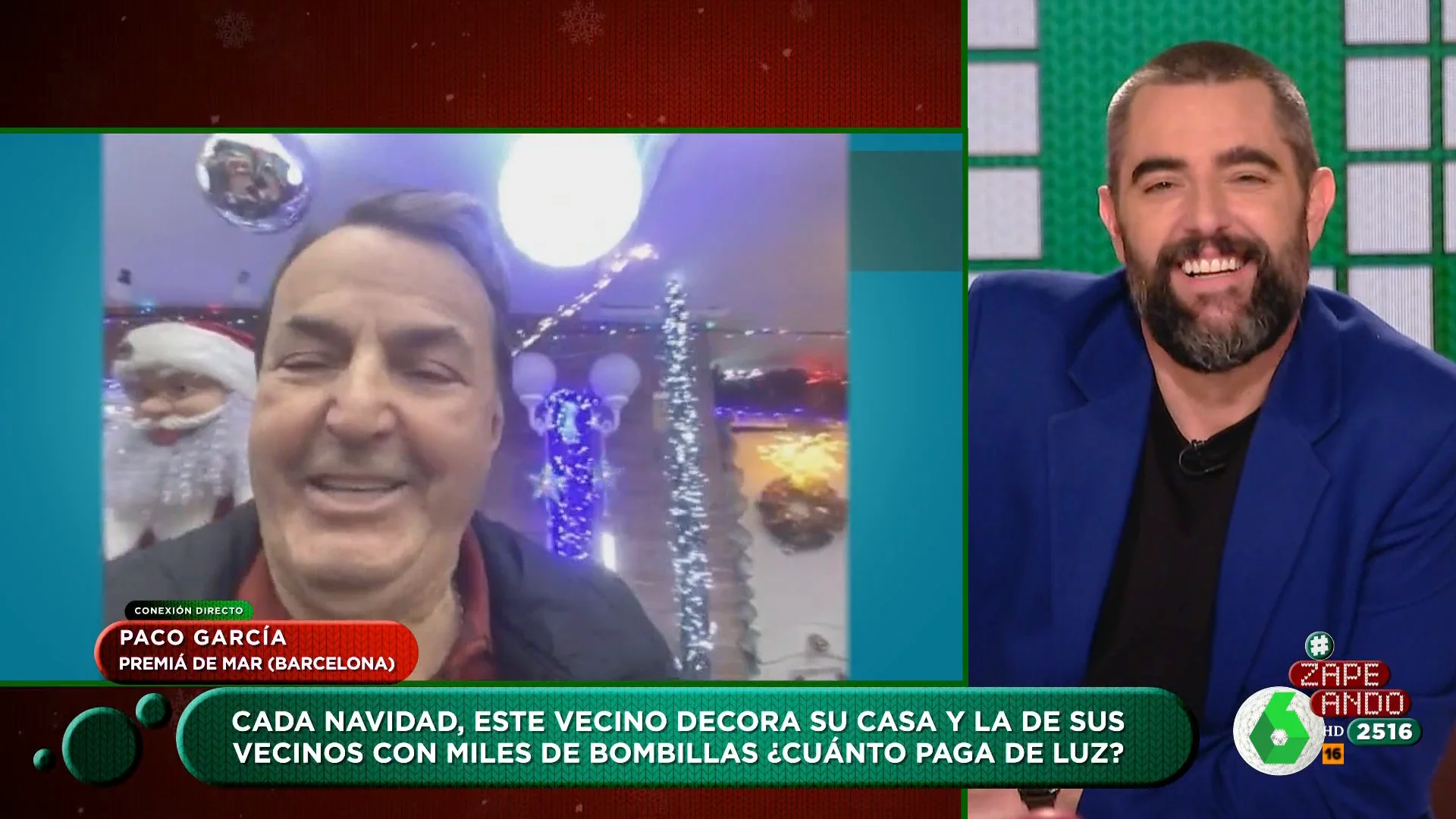 Un vecino de Premià de Mar decora parte de su calle con miles de luces navideñas: "Quiero decorar las 21 casas de mi vecindario"