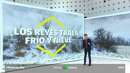 Los Reyes Magos llegan cargados de lluvia, nieve, fuertes rachas de viento y oleaje