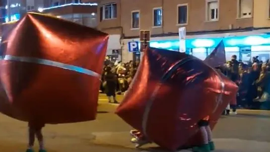 El regalo torcido de la Cabalgata de Palencia El regalo torcido de la Cabalgata de Palencia