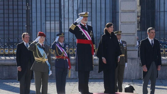 La princesa Leonor se estrena junto a los reyes en la Pascua Militar