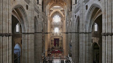 Interior de la Catedral de la Asunción de la Virgen de Salamanca