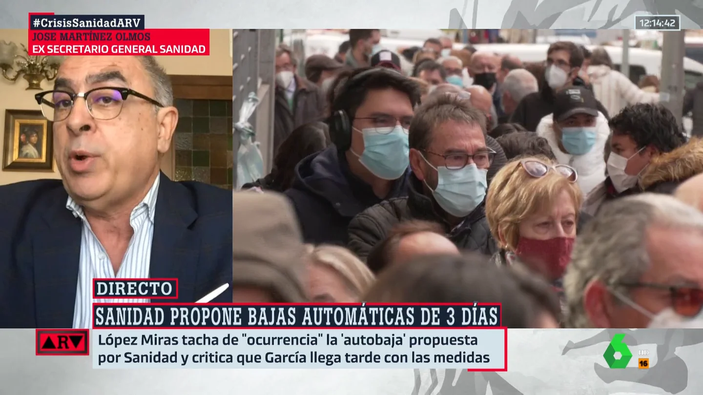 Martínez Olmos sobre la autobaja Martínez Olmos sobre la autobaja