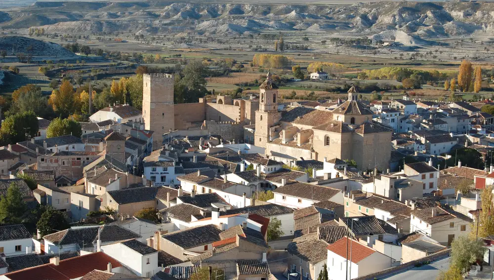 Panorámica de Orce, pueblo de Granada