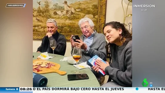 Rosalía conoce a Manuel Alejandro en presencia de Alejandro Sanz el Día de Reyes: "Rey conoce a reina" Rosalía conoce a Manuel Alejandro en presencia de Alejandro Sanz el Día de Reyes: "Rey conoce a reina"