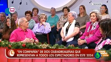 La reacción de una señora de 81 años cuando Ramón García le dice en directo que "estás para comerte"