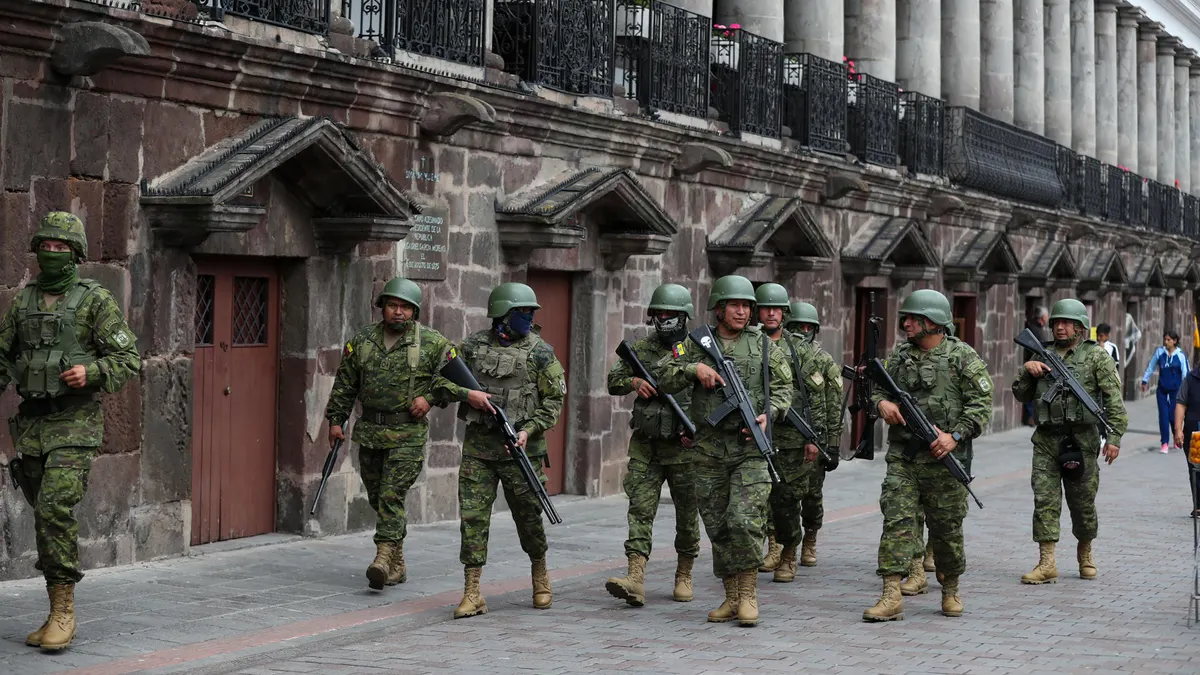 Metamorphosis in Ecuador: from being a peaceful country to suffering the terror of criminal gangs Metamorphosis in Ecuador: from being a peaceful country to suffering the terror of criminal gangs
