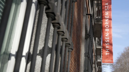 Vista Museo Thyssen en Madrid, en una fotografía de archivo. Vista Museo Thyssen en Madrid, en una fotografía de archivo.