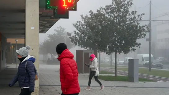 Vista del barrio de Salburua de Vitoria este martes. Vista del barrio de Salburua de Vitoria este martes.