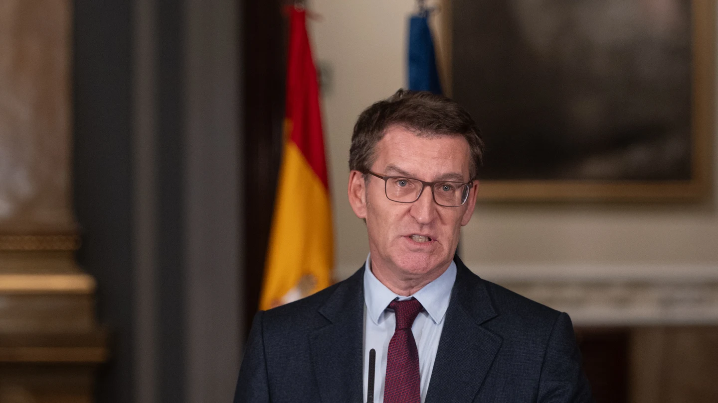 Alberto Núñez Feijóo, durante su comparecencia en el Senado Alberto Núñez Feijóo, durante su comparecencia en el Senado