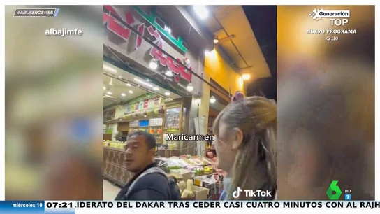 "Maricarmen, más barato que Mercadona": la técnica de los vendedores de un mercadillo de Egipto para convencer a los españoles "Maricarmen, más barato que Mercadona": la técnica de los vendedores de un mercadillo de Egipto para convencer a los españoles