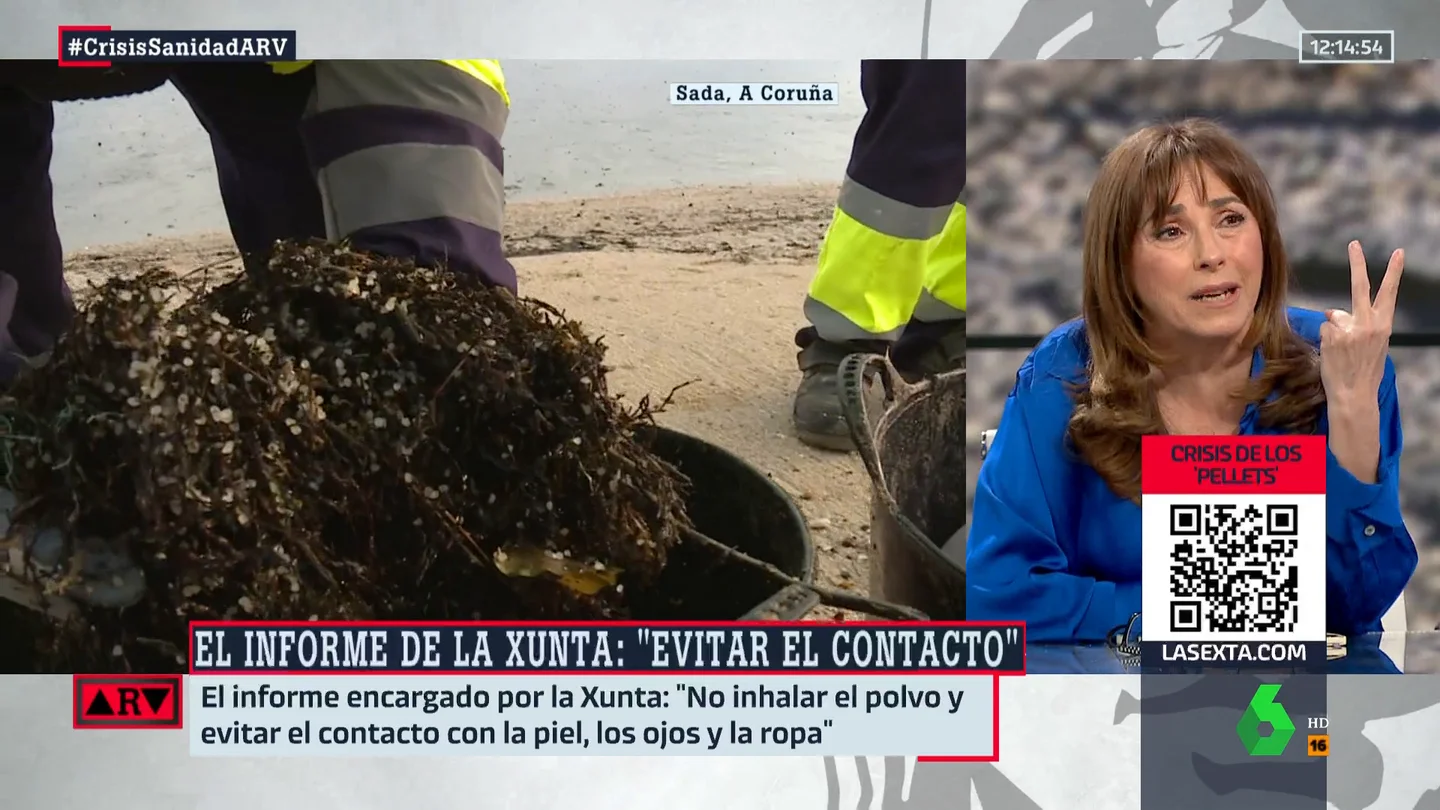 Angélica Rubio, sobre los pellet en Galicia: "Es obvio que Alfonso Rueda ha mentido, querían ocultarlo para que la gente no pensara en el Prestige" Angélica Rubio, sobre los pellet en Galicia: "Es obvio que Alfonso Rueda ha mentido, querían ocultarlo para que la gente no pensara en el Prestige"