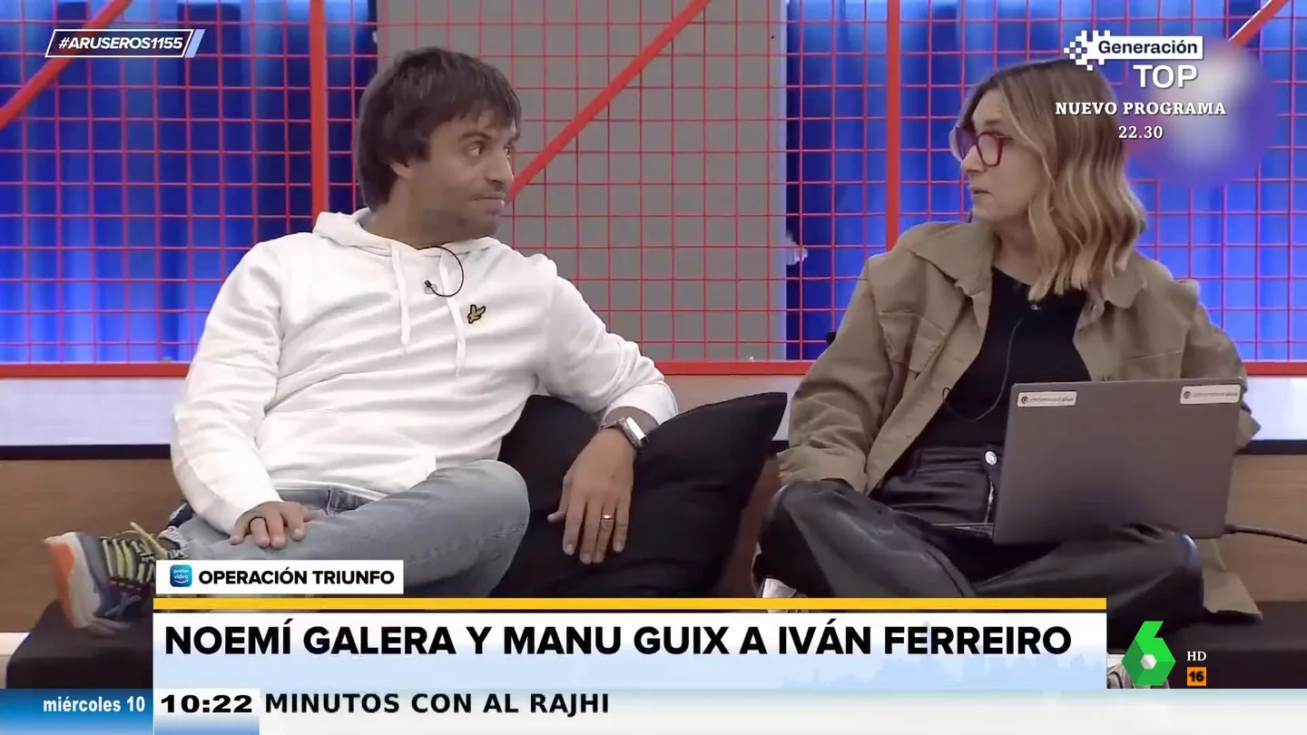 Noemí Galera contesta con esta indirecta a Iván Ferreiro tras llamar "cantamañanas" a los profesores de Operación Triunfo Noemí Galera contesta con esta indirecta a Iván Ferreiro tras llamar "cantamañanas" a los profesores de Operación Triunfo