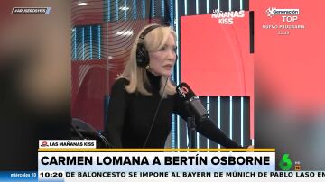 Carmen Lomana carga contra Bertín Osborne: "Me parece de un macho alfa que no hay quien lo aguante"