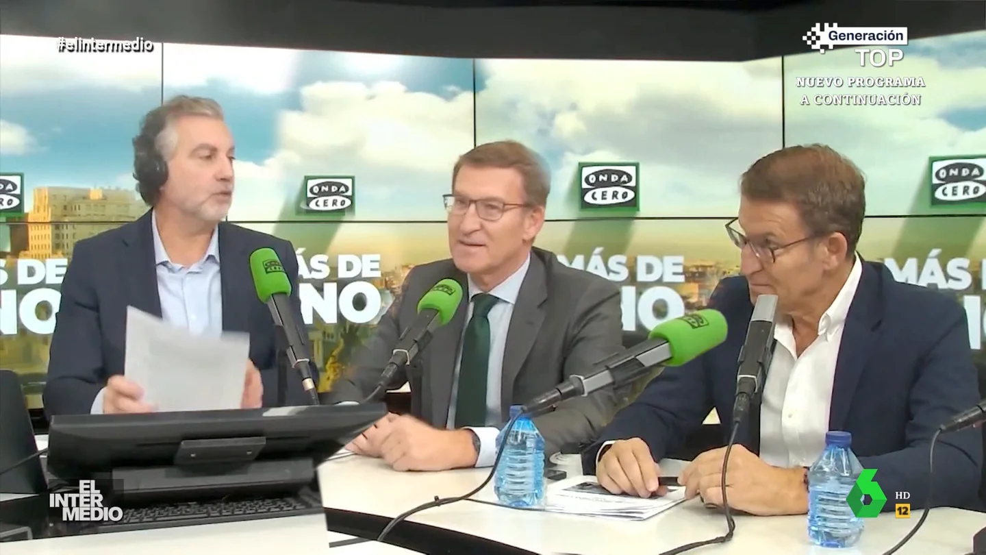 Feijóo presenta a su hermano gemelo Feijóo presenta a su hermano gemelo