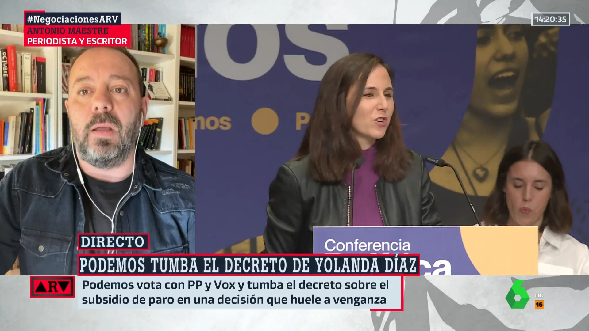 Antonio Maestre sobre Podemos 