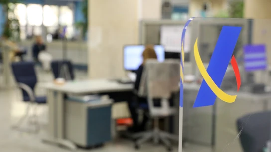 Una empleada trabaja en una oficina de la Agencia Tributaria un día antes de que dé comienzo el inicio por internet de la Campaña de la Renta 2021. Una empleada trabaja en una oficina de la Agencia Tributaria un día antes de que dé comienzo el inicio por internet de la Campaña de la Renta 2021.