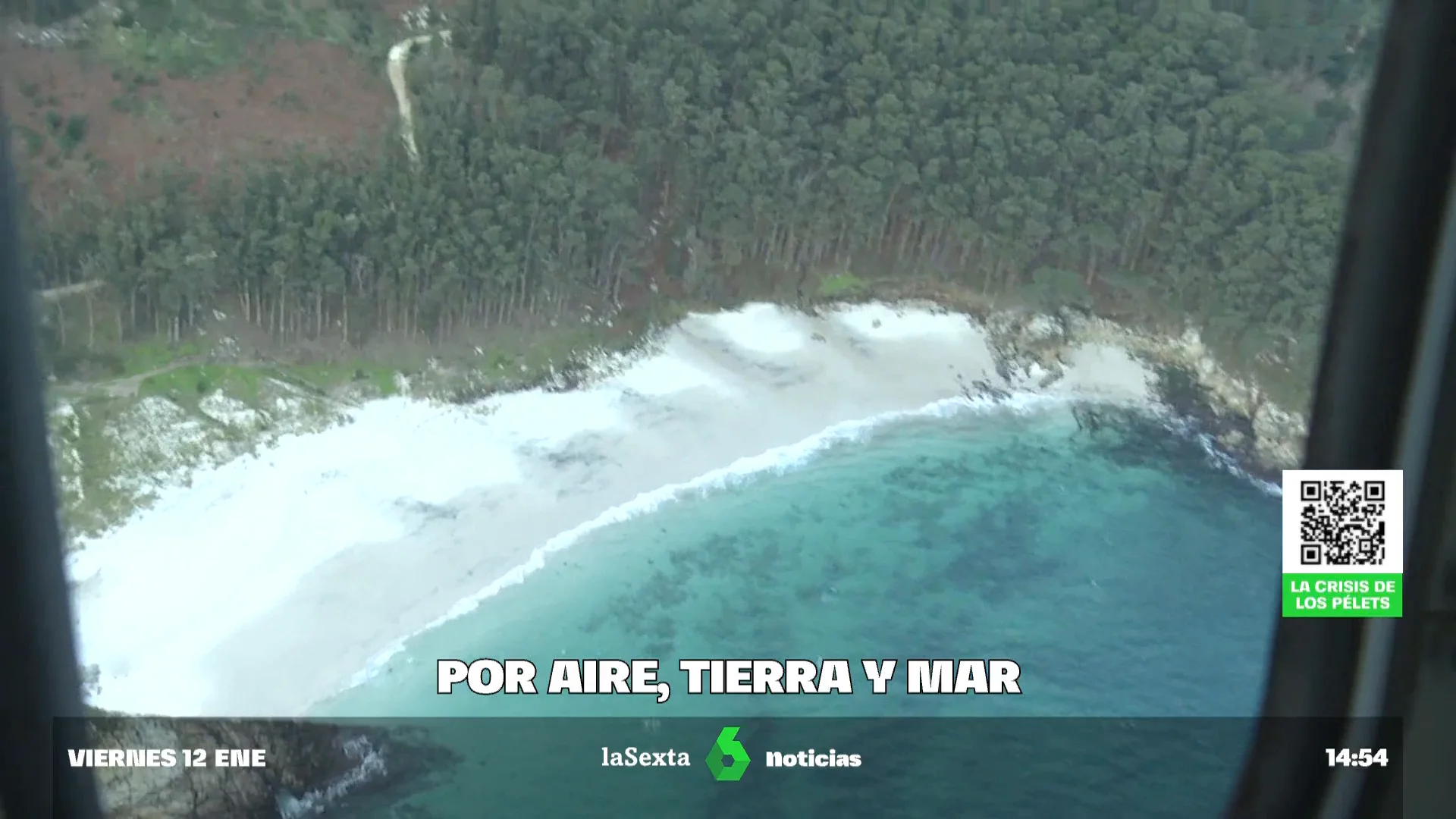 Tan complicado como encontrar una bolita de 3 milímetros desde un avión a mil pies