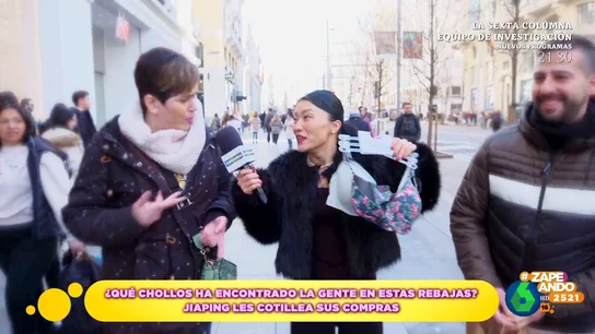 La reacción de Jiaping a las adquisiciones de una mujer en rebajas: "Este es más sexy, para noches de ocasión" La reacción de Jiaping a las adquisiciones de una mujer en rebajas: "Este es más sexy, para noches de ocasión"