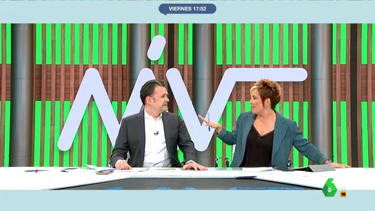 Cristina Pardo, con Iñaki López Cristina Pardo, con Iñaki López