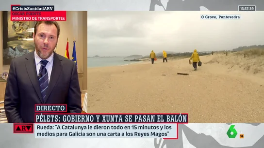 Óscar Puente, a la Xunta de Galicia sobre recoger pellets en el mar y no en la costa: "No es que mienta, es que va abiertamente en contra de la organización marítima" Óscar Puente, a la Xunta de Galicia sobre recoger pellets en el mar y no en la costa: "No es que mienta, es que va abiertamente en contra de la organización marítima"