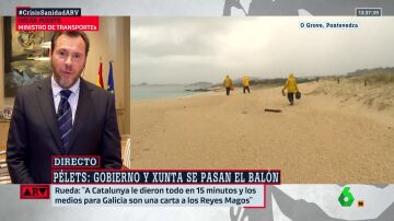 Óscar Puente, a la Xunta de Galicia sobre recoger pellets en el mar y no en la costa: "No es que mienta, es que va abiertamente en contra de la organización marítima"