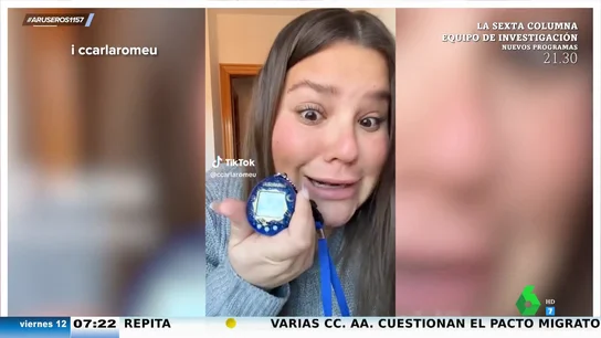 Mata al Tamagotchi de su hijo en un tiempo récord mientras el niño está en el colegio: "52 minutos me ha durado 'mi nieto'" Mata al Tamagotchi de su hijo en un tiempo récord mientras el niño está en el colegio: "52 minutos me ha durado 'mi nieto'"