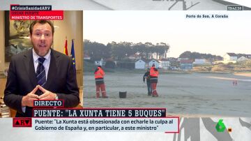 Óscar Puente explica la cronología del vertido de pellets: así actuó el Gobierno desde el aviso del 8 de diciembre