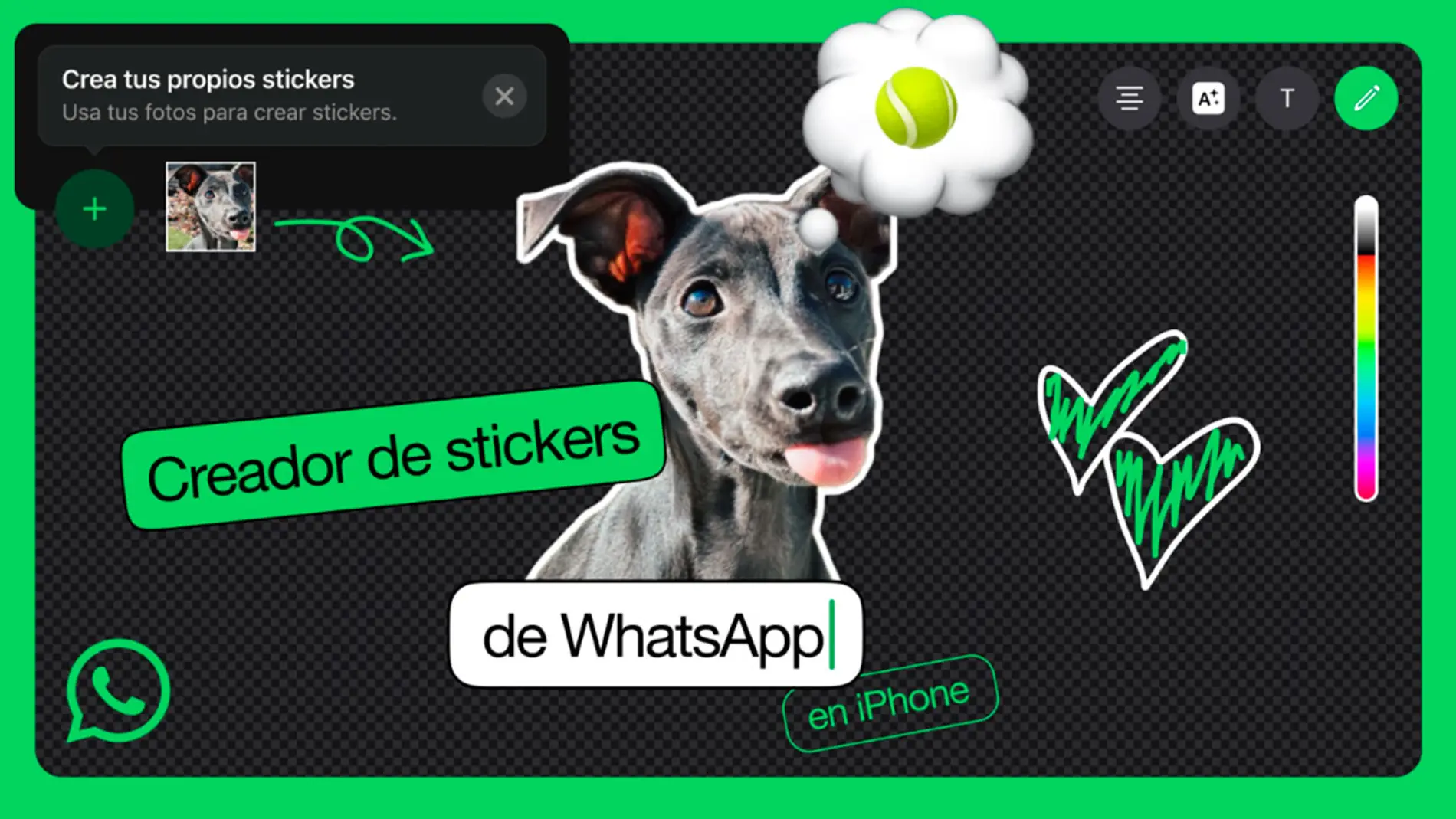 Creador stickers de WhatsApp