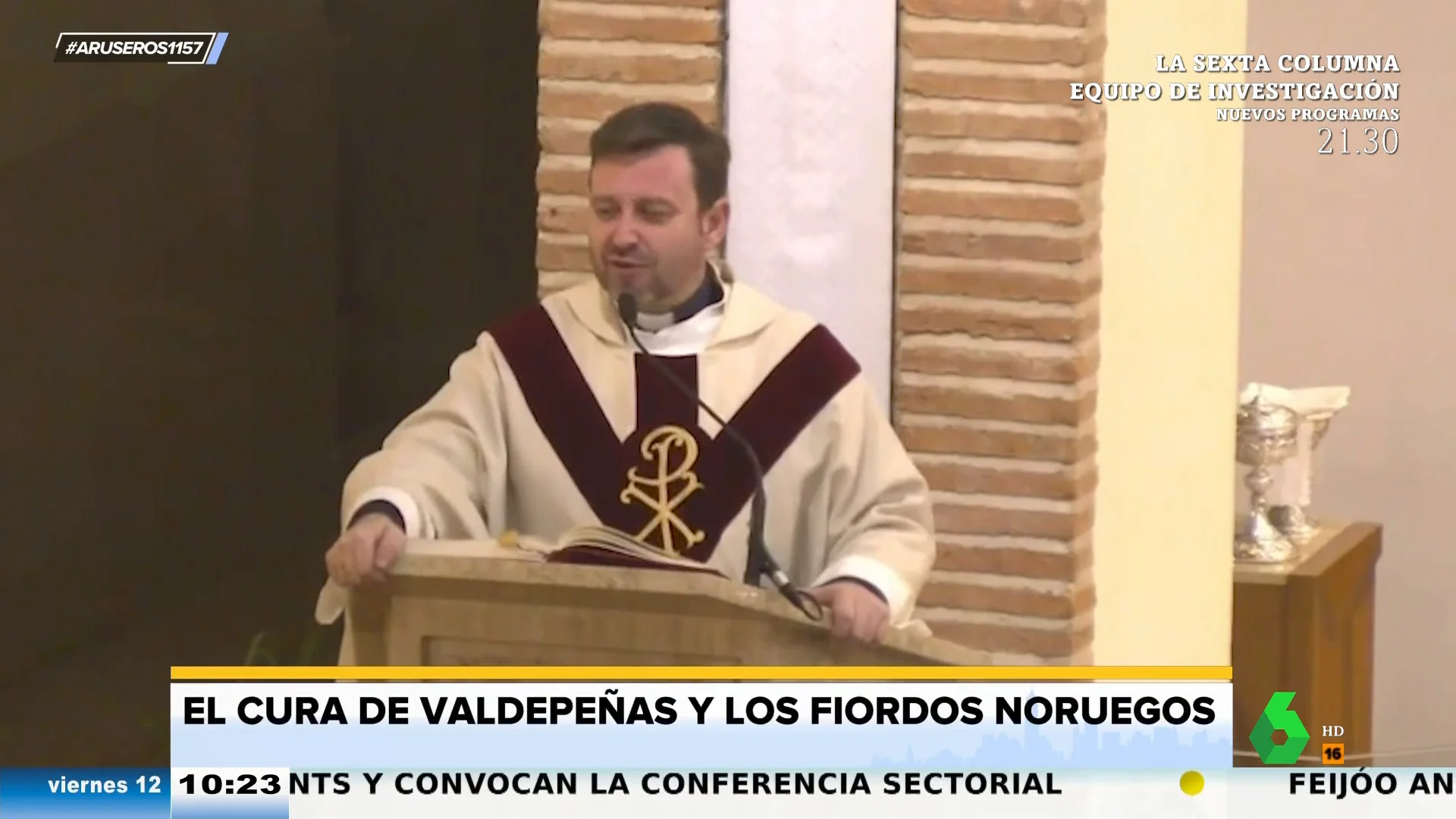 El dardo del cura de Valdepeñas a la gente que presume por viajar: "No pasa nada por no ver los Fiordos Noruegos"El dardo del cura de Valdepeñas a la gente que presume por viajar: "No pasa nada por no ver los Fiordos Noruegos"