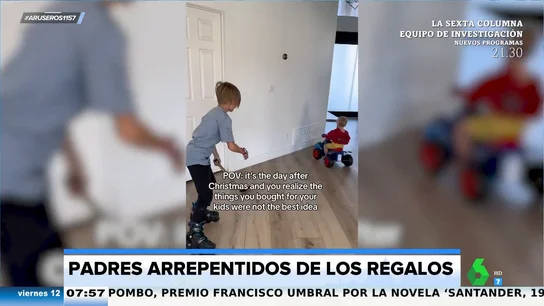 Si todavía te estás arrepintiendo de los regalos que los Reyes Magos trajeron a tus hijos, este vídeo te representa Si todavía te estás arrepintiendo de los regalos que los Reyes Magos trajeron a tus hijos, este vídeo te representa