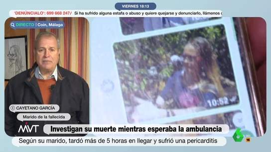 Su mujer murió esperando la ambulancia Su mujer murió esperando la ambulancia