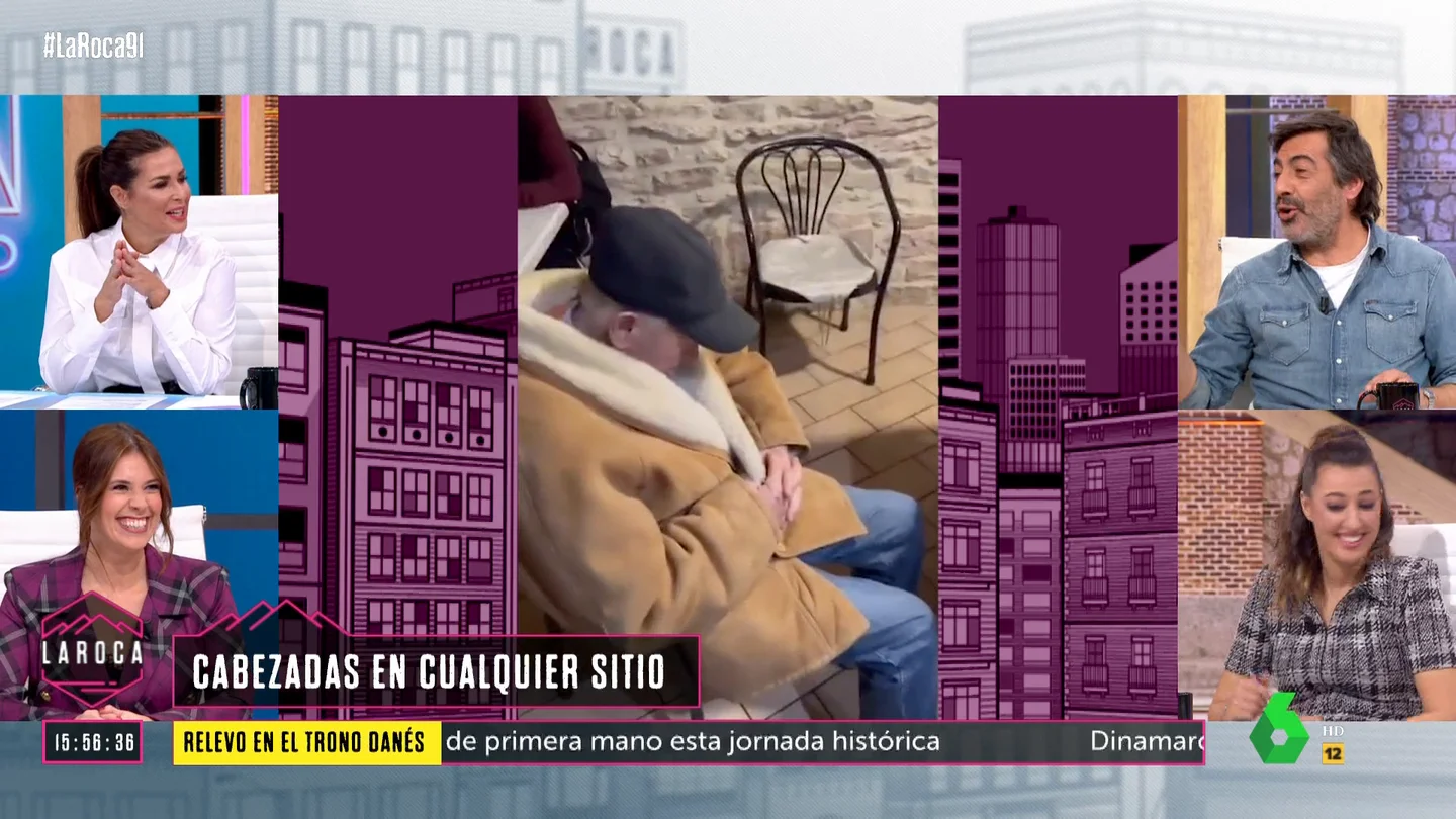 La cabezada de un hombre que hace a Juan del Val acordarse de las siestas de Nuria Roca La cabezada de un hombre que hace a Juan del Val acordarse de las siestas de Nuria Roca