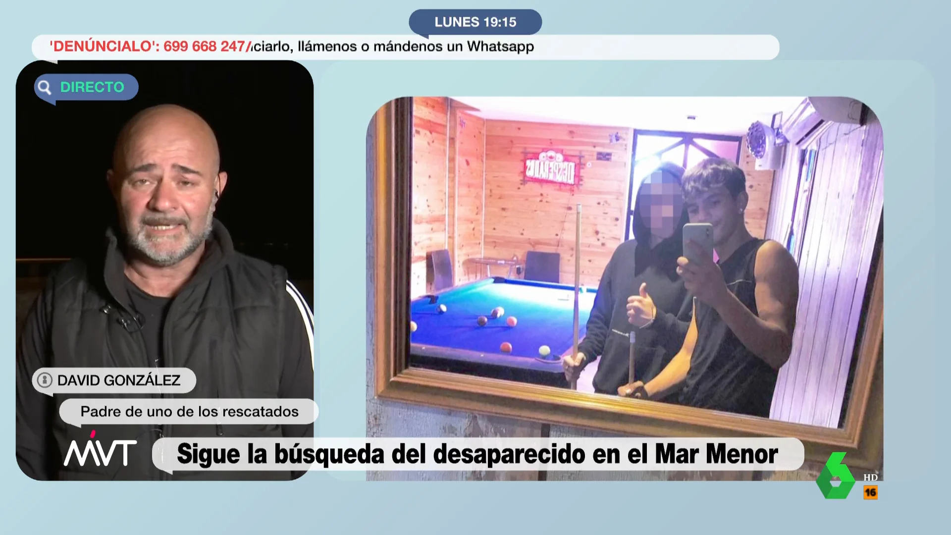 Desaparición en el Mar Menor