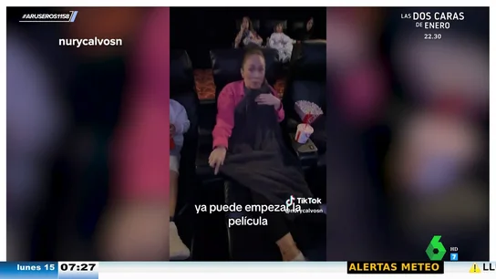 El viral de unos españoles alucinados con el cine en EEUU: "Hace un frío que parece un templo egipcio" El viral de unos españoles alucinados con el cine en EEUU: "Hace un frío que parece un templo egipcio"
