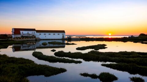 Molino de Mareas en el estuario del río Sado