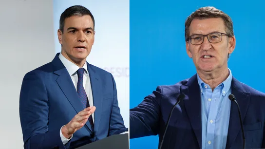 Pedro Sánchez y Alberto Núñez Feijóo, en fotografías de archivo Pedro Sánchez y Alberto Núñez Feijóo, en fotografías de archivo