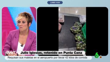 Cristina Pardo, tajante sobre la retención de Julio Iglesias en Punta Cana con 42 kilos de comida