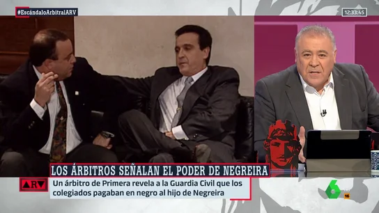 Ferreras, sobre el 'caso Negreira': "Es una desvergüenza de un tamaño sideral" Ferreras, sobre el 'caso Negreira': "Es una desvergüenza de un tamaño sideral"