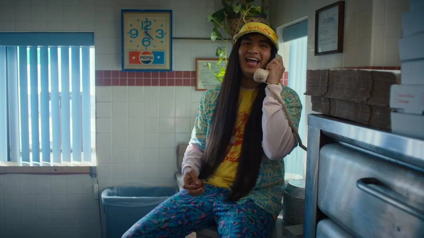 El actor Eduardo Franco en su papel del peculiar pizzero Argyle, en la temporada 4 de 'Stranger Things'. El actor Eduardo Franco en su papel del peculiar pizzero Argyle, en la temporada 4 de 'Stranger Things'.
