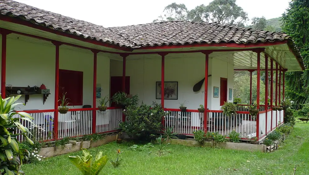 Hacienda eje cafetero. Colombia