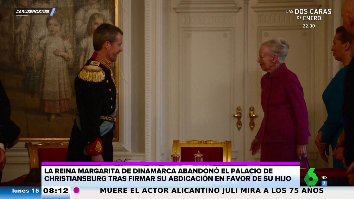 "Ya he firmado, ahora que no se divorcien": la reina Margarita en la coronaci&oacute;n de Federico de Dinamarca, seg&uacute;n los aruser@s