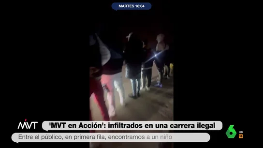 Un niño en primera fila de una carrera ilegal: "Están guapísimos, papá" Un niño en primera fila de una carrera ilegal: "Están guapísimos, papá"