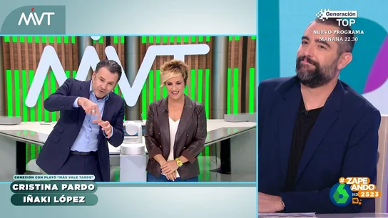 Del 'Torombolo' y el 'Cerebrito' al 'San Francisco' sin alcohol: Iñaki López y Dani Mateo recuerdan las bebidas de su juventud "Malibú piña, he rejuvenecido 20 años", comenta Iñaki López, que recuerda con Cristina Pardo y Dani Mateo bebidas de juventud, como el licor 43 con chocolate. Su divertida conversación, en este vídeo de Zapeando.