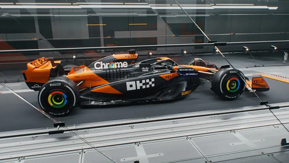 McLaren presenta los colores para su Fórmula 1 de 2024
