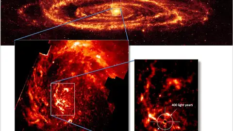 Observan cómo se alimenta el agujero negro del centro de la galaxia Andrómeda Observan cómo se alimenta el agujero negro del centro de la galaxia Andrómeda