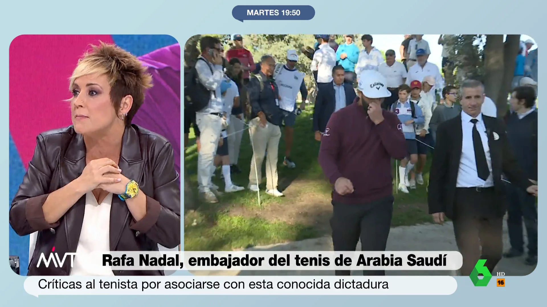 Cristina Pardo sobre Rafa Nadal