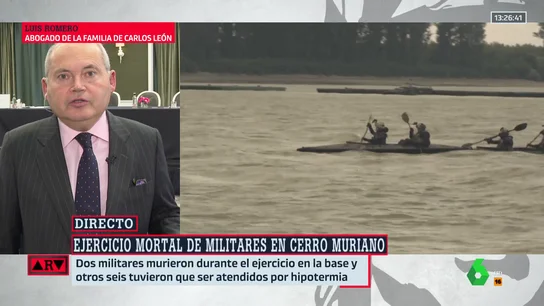 Habla el abogado de uno de los soldados muertos: "Dijeron que las mochilas, que pesaban hasta 12 kilos, servían de flotadores" Habla el abogado de uno de los soldados muertos: "Dijeron que las mochilas, que pesaban hasta 12 kilos, servían de flotadores"