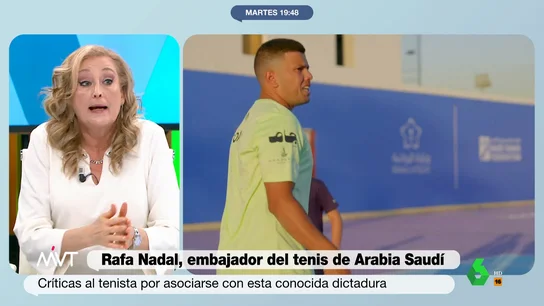 Elisa Beni carga contra Nadal Elisa Beni carga contra Nadal